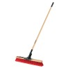 24" Multi-Surface Havey-Duty Push Broom, Wood Handle
