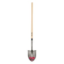 TruPro, round point shovel, Rolled Step, 48"wd hdle