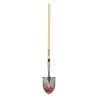 TruPro, round point shovel, Rolled Step, 48"wd hdle