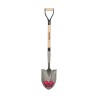 TruPro, round point shovel, Rolled Steps, 30"wd hdle