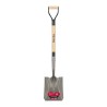 TruPro,square point shovel, Rolled Steps, 30"wd hdle