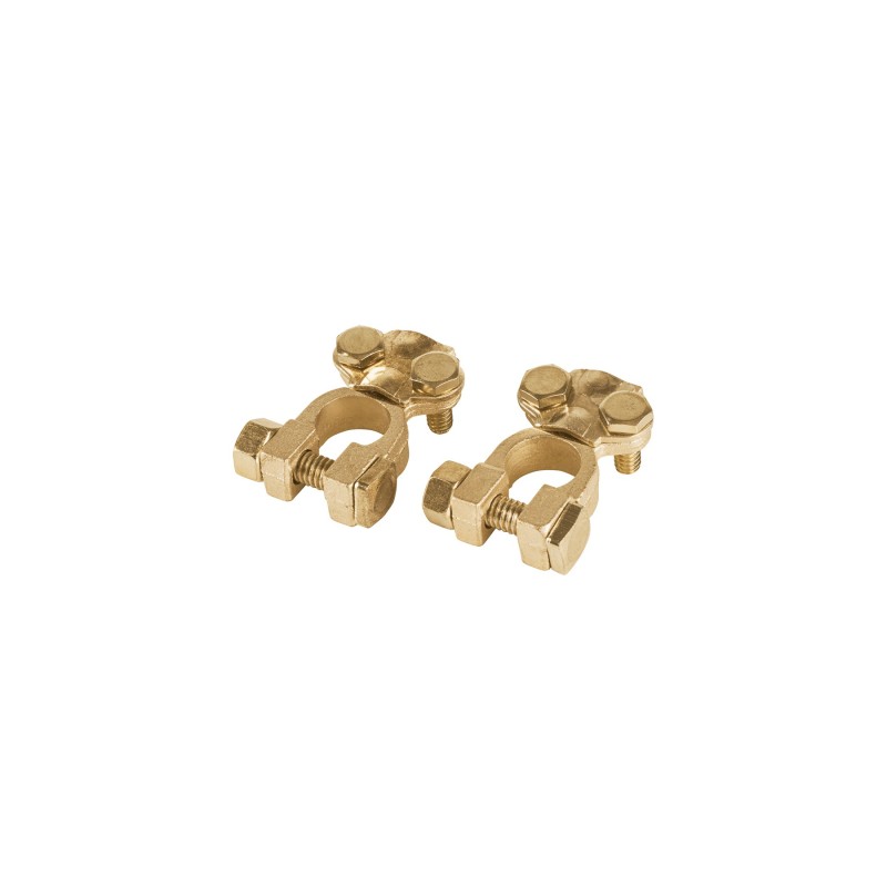 Top post, brass battery terminal, 2 pc