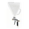 Pneumatic spray texture gun
