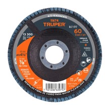 4-1/2 x 7/8", 60 grit flap disc