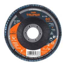 4-1/2 X 7/8", 80 grit flap disc