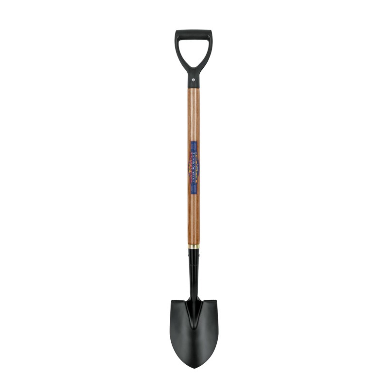 Round-point Shovel Turned Steps Poly D-handle Hardwood Handle