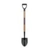 Round-point Shovel Turned Steps Poly D-handle Hardwood Handle