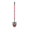 Round-point Shovel Fiberglass Handle Midsize Steps 7 Grip