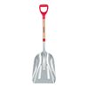 10 Aluminum Scoop Wood Handle Poly D-handle PALY-10