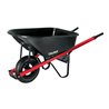 6 Cu Ft Steel Tray Block Pneumatic Wheelbarrow T6