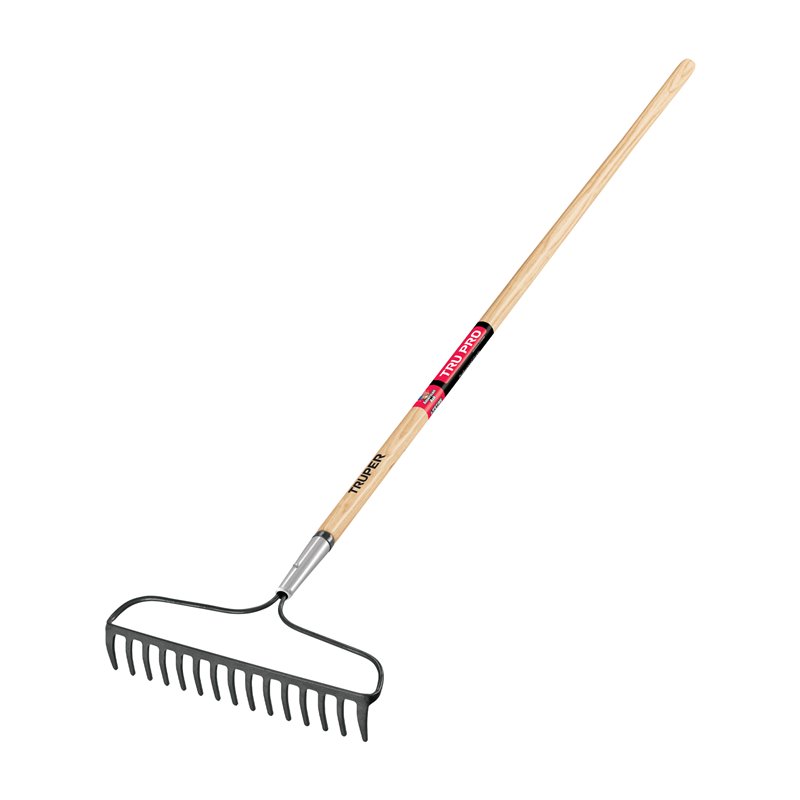 Forged Bow Rake 15 Tines Hardwood Handle R-16AM-X