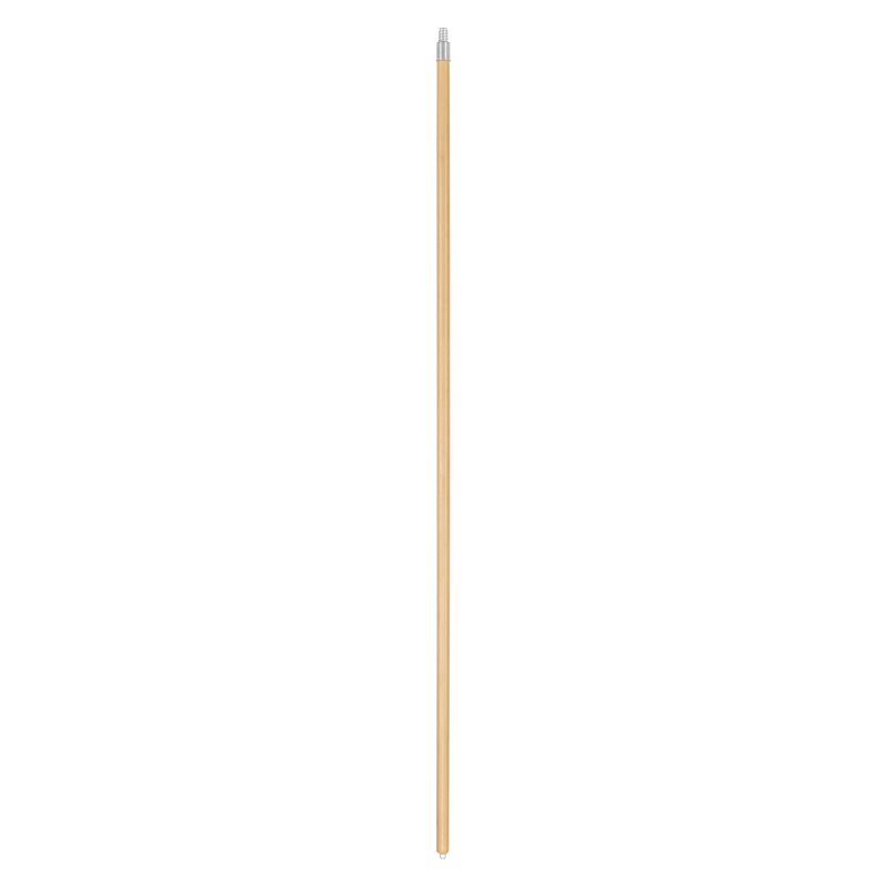 60" Wood Handle f/Broom Metal Thread Tip MG-BROOM